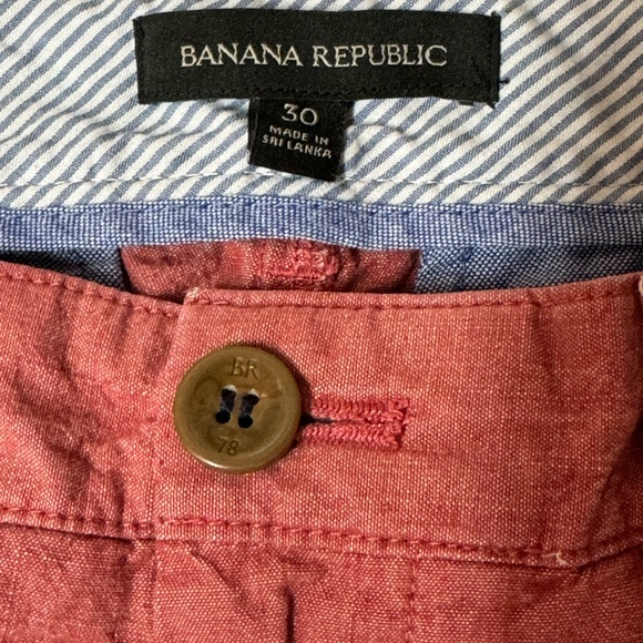 Banana Republic Bermuda Short Red Waist 30 - Picture 3 of 4